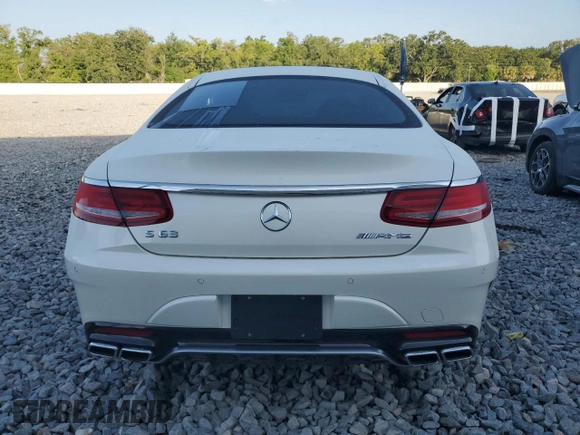 2015 Mercedes-Benz S 63 AMG with VIN WDDXJ7JB4FA009040, listed as a Copart auction lot 55732965 with 41,852 mi miles and Salvage Title. Bid and sale history available at DreamBid. Image 6.