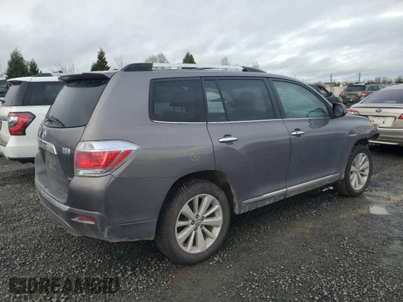 2012 Toyota Highlander Hybrid Limited with VIN JTEDC3EH9C2006831, listed as a Copart auction lot 82514713 with 179,737 mi miles and Salvage Title. Bid and sale history available at carsss.com. Image 3.
