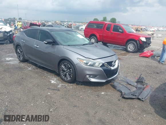 2016 Nissan Maxima SV with VIN 1N4AA6AP9GC421214, listed as a IAAI auction lot 41962643 with 62,505 mi miles and . Bid and sale history available at carsss.com. Image 1.