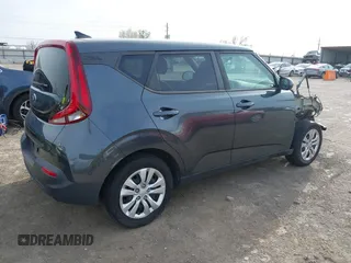 2020 Kia Soul LX with VIN KNDJ23AUXL7083367, listed as a IAAI auction lot 41805794 with 74,582 mi miles. Bid and sale history available at carsss.com. Image 4.