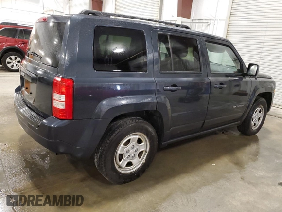 2014 Jeep Patriot Sport with VIN 1C4NJPBA3ED925535, listed as a Copart auction lot 61402245 with 98,582 mi miles and Salvage title. Bid and sale history available at DreamBid. Image 3.