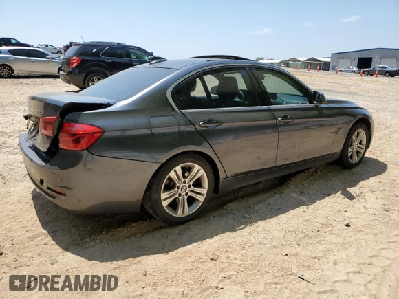 2018 BMW 3 Series 330i with VIN WBA8B9G55JNU99642, listed as a Copart auction lot 53822805 with 142,833 mi miles and Salvage title. Bid and sale history available at DreamBid. Image 3.