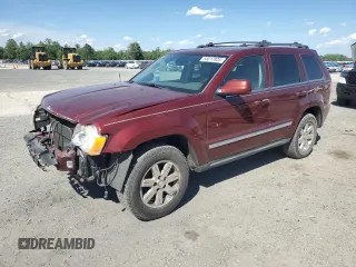 2008 Jeep Grand Cherokee Limited with VIN 1J8HS58278C177289, listed as a Copart auction lot 58017805 with 250,448 mi miles and Salvage title. Bid and sale history available at DreamBid. Image 1.