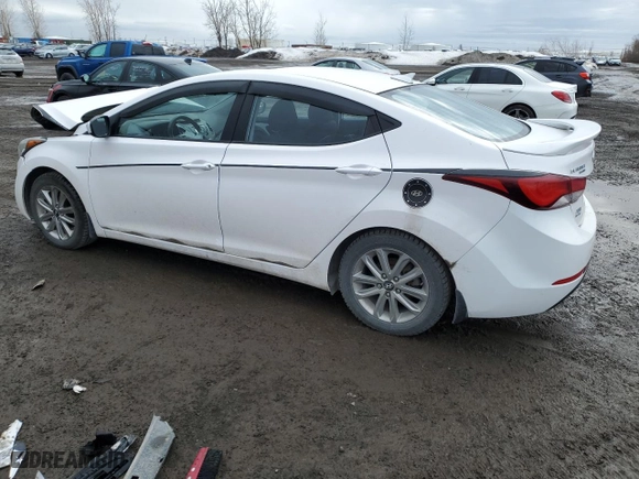 2016 Hyundai Elantra SE with VIN KMHDH4AE3GU607780, listed as a Copart auction lot 49446485 with 134,515 mi miles and Salvage Title. Bid and sale history available at carsss.com. Image 2.