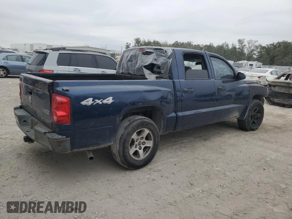 2006 Dodge Dakota ST with VIN 1D7HW28N46S517804, listed as a Copart auction lot 83544284 with Not Provided miles and Salvage Title. Bid and sale history available at DreamBid. Image 3.