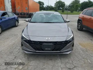 2023 Hyundai Elantra SEL with VIN KMHLS4AG7PU500424, listed as a Copart auction lot 55018164 with 2,642 mi miles and Salvage Title. Bid and sale history available at DreamBid. Image 5.