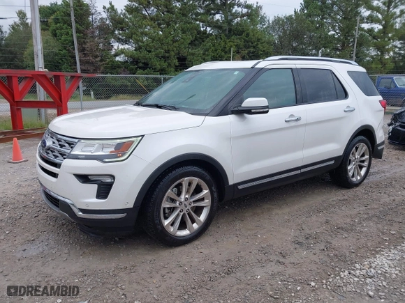 2018 Ford Explorer Limited with VIN 1FM5K7FH8JGC63234, listed as a IAAI auction lot 40434875 with 126,394 mi miles. Bid and sale history available at carsss.com. Image 17.