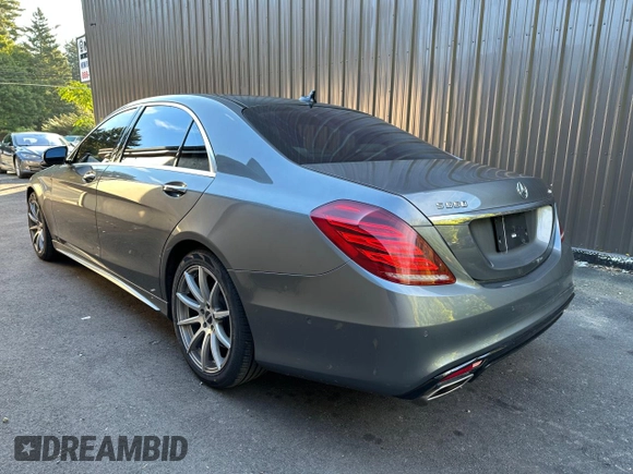 2017 Mercedes-Benz S 550 with VIN WDDUG8FBXHA341129, listed as a Copart auction lot 44324725 with 64,190 mi miles and Clean Title. Bid and sale history available at carsss.com. Image 3.