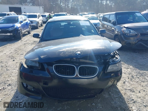 2007 BMW 5 Series 525i with VIN WBANE53517CW62137, listed as a IAAI auction lot 41163353 with 224,428 mi miles and . Bid and sale history available at carsss.com. Image 12.
