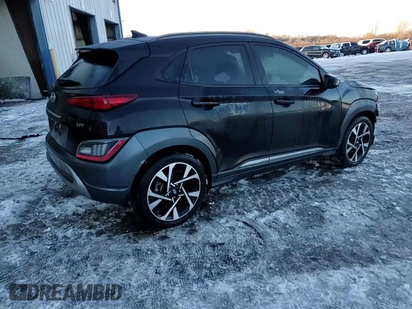 2022 Hyundai Kona Limited with VIN KM8K53A36NU902118, listed as a Copart auction lot 45153975 with 30,597 mi miles and Salvage Title. Bid and sale history available at carsss.com. Image 14.