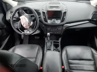 2017 Ford Escape Titanium with VIN 1FMCU9JD6HUD47758, listed as a Copart auction lot 50354405 with 83,243 mi miles and Salvage Title. Bid and sale history available at carsss.com. Image 8.