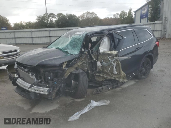 2021 Honda Pilot Special Edition with VIN 5FNYF5H26MB018689, listed as a Copart auction lot 84893534 with Not Provided miles and Non Repairable. Bid and sale history available at DreamBid. Image 1.