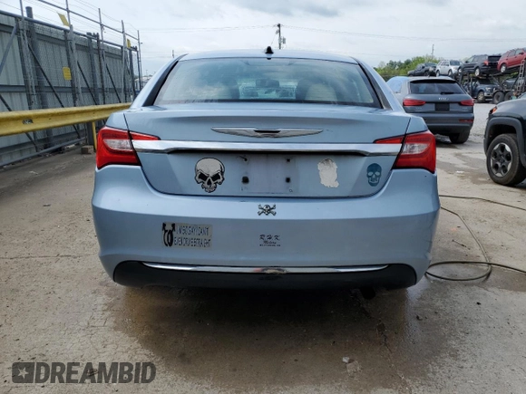 2013 Chrysler 200 Touring with VIN 1C3CCBBB6DN773065, listed as a Copart auction lot 54516905 with 225,804 mi miles and Salvage Title. Bid and sale history available at DreamBid. Image 6.