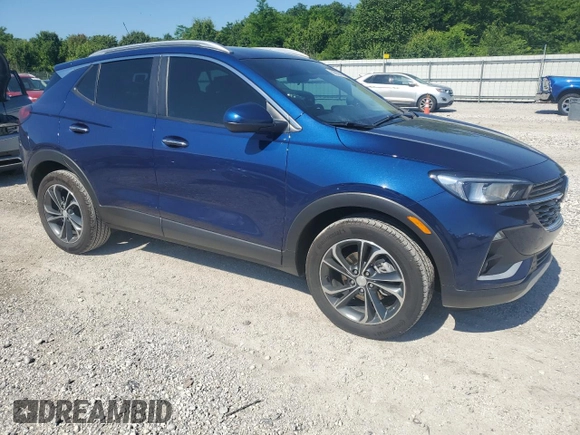 2023 Buick Encore GX Select with VIN KL4MMDS24PB091911, listed as a Copart auction lot 59060415 with 39,201 mi miles and Salvage title. Bid and sale history available at DreamBid. Image 4.