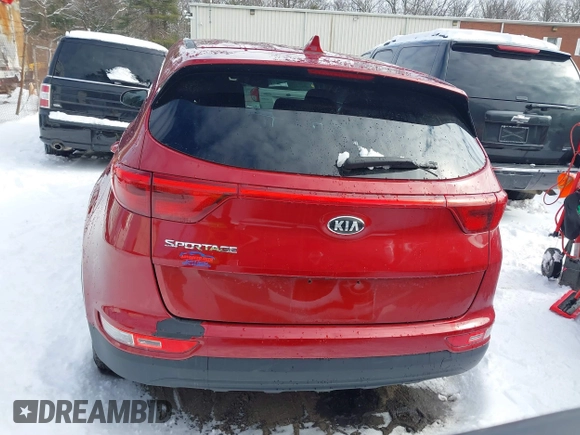 2018 Kia Sportage LX with VIN KNDPMCAC4J7311436, listed as a IAAI auction lot 41536094 with 109,213 mi miles. Bid and sale history available at carsss.com. Image 17.