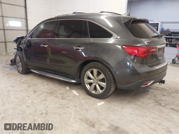 2014 Acura MDX Advance with VIN 5FRYD4H83EB047748, listed as a IAAI auction lot 41112451 with 126,791 mi miles and . Bid and sale history available at carsss.com. Image 3.