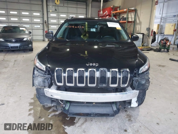 2015 Jeep Cherokee Latitude with VIN 1C4PJMCB5FW768854, listed as a IAAI auction lot 41246213 with 131,112 mi miles. Bid and sale history available at carsss.com. Image 12.
