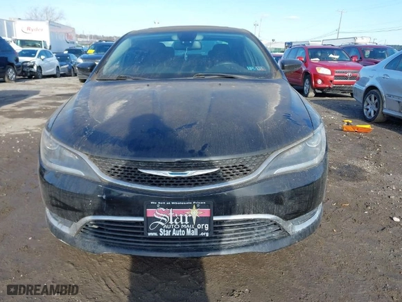 2015 Chrysler 200 Limited with VIN 1C3CCCABXFN642523, listed as a IAAI auction lot 41508828 with 1 mi miles. Bid and sale history available at carsss.com. Image 11.