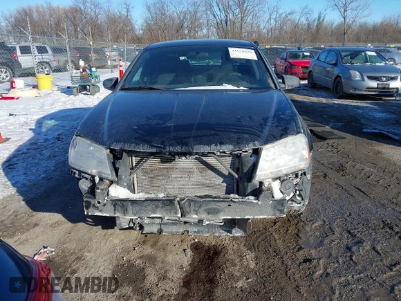 2013 Dodge Avenger SE with VIN 1C3CDZAB2DN536435, listed as a IAAI auction lot 41638628 with 163,731 mi miles and . Bid and sale history available at DreamBid. Image 12.