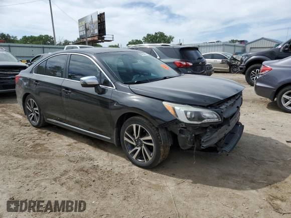 2017 Subaru Legacy Special Sports with VIN 4S3BNAS61H3023167, listed as a Copart auction lot 56753045 with 91,827 mi miles and Salvage title. Bid and sale history available at DreamBid. Image 4.