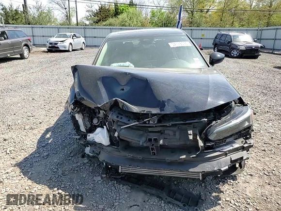 2022 Honda Civic EX-L z VIN 19XFL1H75NE002379, wystawiony jako Copart lot #54178595 z przebiegiem 15 233 mil mil oraz Szkoda całkowita • Salvage title. Historia ofert i sprzedaży dostępna na DreamBid. Obrazek 14.