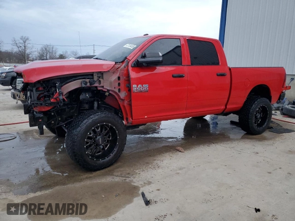 2017 Ram 2500 Tradesman z VIN 3C6UR5CL6HG628640, wystawiony jako Copart lot #47134455 z przebiegiem 74 604 mil mil oraz Szkoda całkowita • Salvage title. Historia ofert i sprzedaży dostępna na DreamBid. Obrazek 1.