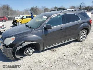 2015 Chevrolet Equinox LT with VIN 2GNALBEK1F6281637, listed as a Copart auction lot 48279815 with 137,158 mi miles and Salvage Title. Bid and sale history available at carsss.com. Image 1.