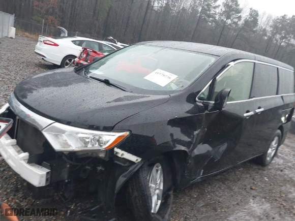 2015 Nissan Quest SV with VIN JN8AE2KP8F9132170, listed as a IAAI auction lot 41570736 with 117,319 mi miles. Bid and sale history available at carsss.com. Image 2.