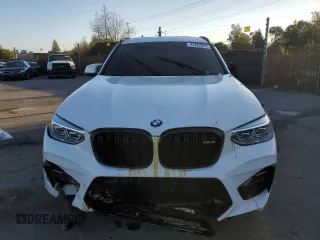 2020 BMW X3 M Competition with VIN 5YMTS0C01LLT10073, listed as a Copart auction lot 42862805 with 0 mi miles and Salvage Title. Bid and sale history available at carsss.com. Image 5.