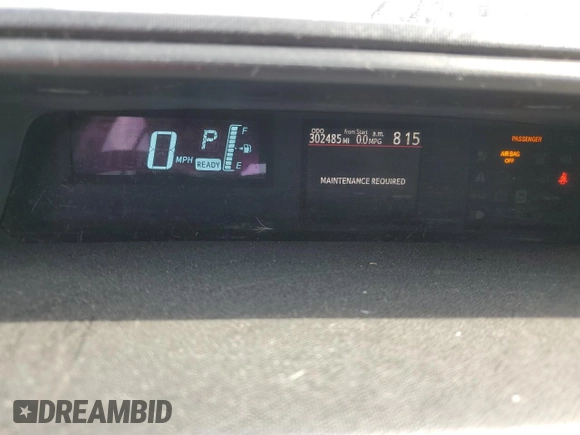 2014 Toyota Prius One with VIN JTDKDTB39E1570523, listed as a Copart auction lot 54186935 with 302,485 mi miles and Non Repairable. Bid and sale history available at DreamBid. Image 9.