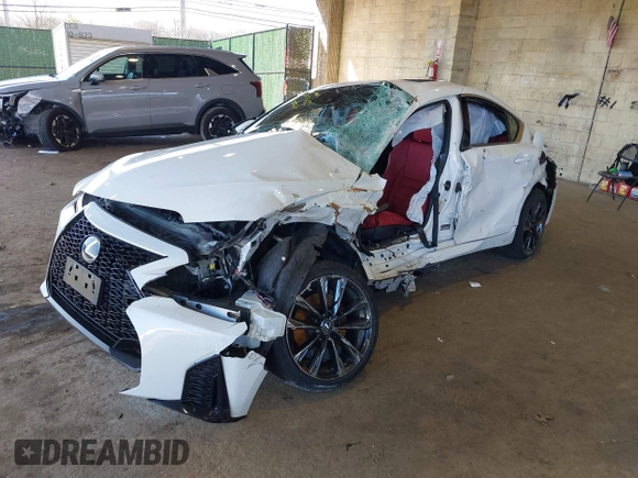 2022 Lexus IS 350 F Sport with VIN JTHGZ1E29N5026030, listed as a IAAI auction lot 41810924 with 27,844 mi miles and . Bid and sale history available at DreamBid. Image 17.