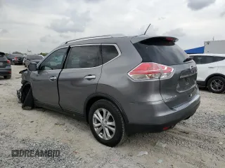 2016 Nissan Rogue SV with VIN KNMAT2MT3GP678156, listed as a Copart auction lot 50532435 with 50,067 mi miles and Salvage Title. Bid and sale history available at DreamBid. Image 2.
