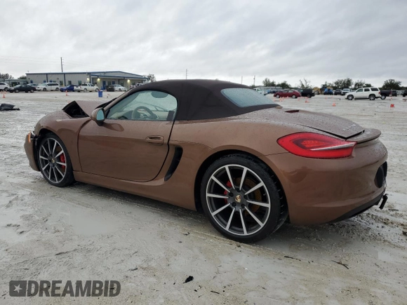 2013 Porsche Boxster S with VIN WP0CB2A85DS132155, listed as a Copart auction lot 89002615 with 61,102 mi miles and Non Repairable. Bid and sale history available at carsss.com. Image 2.