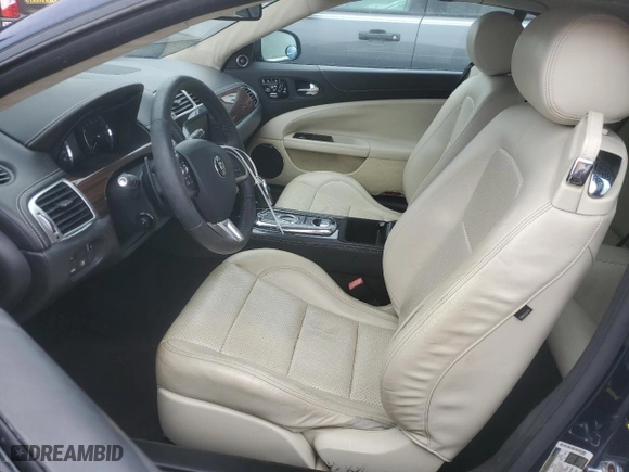 2015 Jaguar XK with VIN SAJWA4GB3FLB56079, listed as a Copart auction lot 74089444 with 0 mi miles and Non Repairable. Bid and sale history available at carsss.com. Image 7.