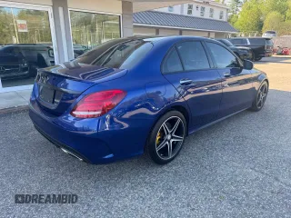 2017 Mercedes-Benz C 300 with VIN 55SWF4KB2HU206186, listed as a Copart auction lot 56971165 with 141,325 mi miles and Clean Title. Bid and sale history available at DreamBid. Image 4.