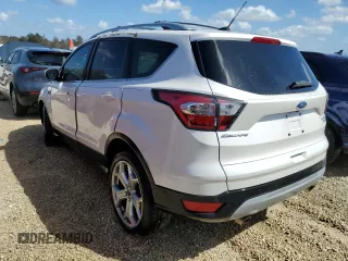 2017 Ford Escape Titanium with VIN 1FMCU0JD1HUA20454, listed as a Copart auction lot 74551324 with 0 mi miles and Non Repairable. Bid and sale history available at carsss.com. Image 2.
