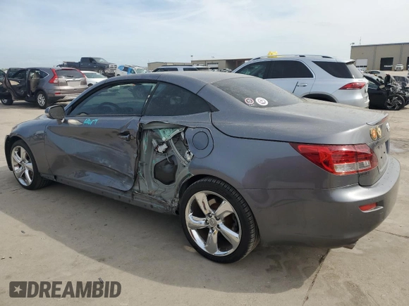 2012 Lexus IS 350 C с VIN JTHFE2C23C2508829, выставлен на аукционе Copart как лот 50292405 с пробегом 66 471 миль миль и Списание • Salvage title. История ставок и продаж доступна на DreamBid. Изображение 2.