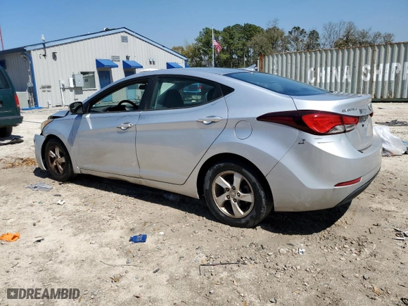 2014 Hyundai Elantra SE with VIN 5NPDH4AE7EH460780, listed as a Copart auction lot 49163955 with 92,582 mi miles and Salvage Title. Bid and sale history available at carsss.com. Image 2.