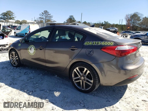 2015 Kia Forte LX with VIN KNAFX4A68F5334379, listed as a Copart auction lot 46833825 with 181,072 mi miles and Salvage Title. Bid and sale history available at DreamBid. Image 2.