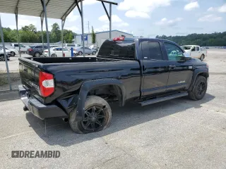 2021 Toyota Tundra SR with VIN 5TFRY5F10MX299595, listed as a Copart auction lot 58428885 with 43,707 mi miles and Salvage title. Bid and sale history available at DreamBid. Image 3.