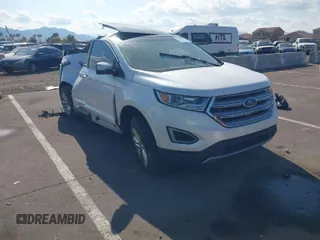 2015 Ford Edge SEL with VIN 2FMTK3J9XFBB34099, listed as a IAAI auction lot 41450921 with 96,875 mi miles. Bid and sale history available at carsss.com. Image 1.