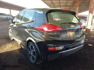 2017 Chevrolet Bolt EV Premier with VIN 1G1FX6S00H4157398, listed as a IAAI auction lot 41345081 with 57,244 mi miles. Bid and sale history available at carsss.com. Image 3.