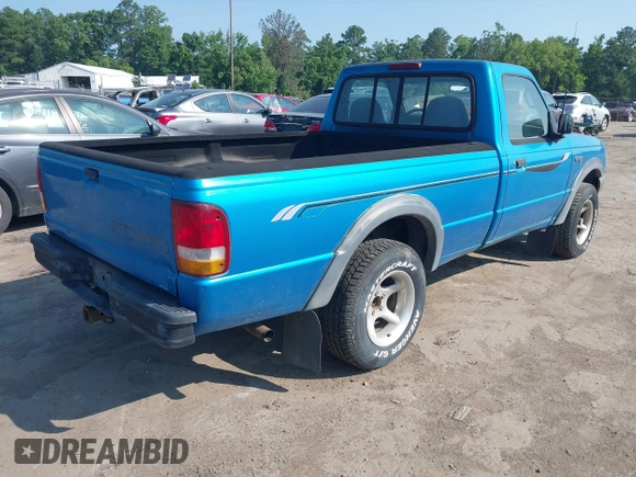 1994 Ford Ranger Splash with VIN 1FTCR11U7RTA92150, listed as a IAAI auction lot 42609108 with 169,050 mi miles and . Bid and sale history available at DreamBid. Image 4.
