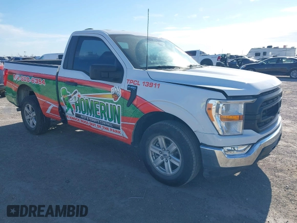2022 Ford F-150 XL with VIN 1FTMF1CB7NKE00166, listed as a IAAI auction lot 41420402 with 65,941 mi miles. Bid and sale history available at carsss.com. Image 1.