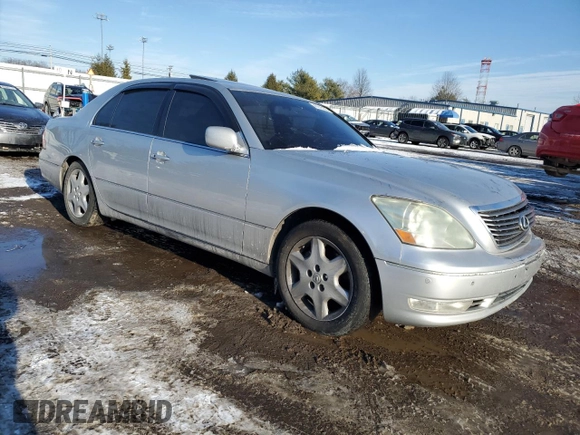 2004 Lexus LS 430 with VIN JTHBN36F240135489, listed as a Copart auction lot 41916125 with Not Provided miles and Salvage Title. Bid and sale history available at DreamBid. Image 4.