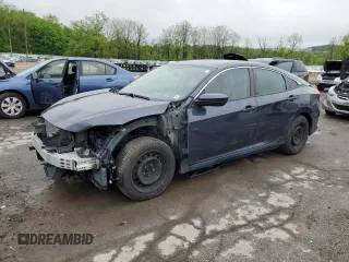 2017 Honda Civic LX z VIN 2HGFC2F50HH555281, wystawiony jako Copart lot #54620525 z przebiegiem 174 623 mil mil oraz Szkoda całkowita • Salvage title. Historia ofert i sprzedaży dostępna na DreamBid. Obrazek 1.