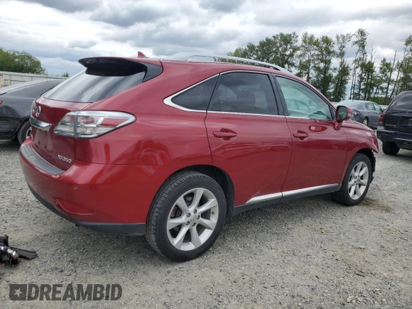 2010 Lexus RX 350 with VIN 2T2BK1BAXAC004977, listed as a Copart auction lot 62608295 with 132,752 mi miles and Non repairable. Bid and sale history available at DreamBid. Image 3.