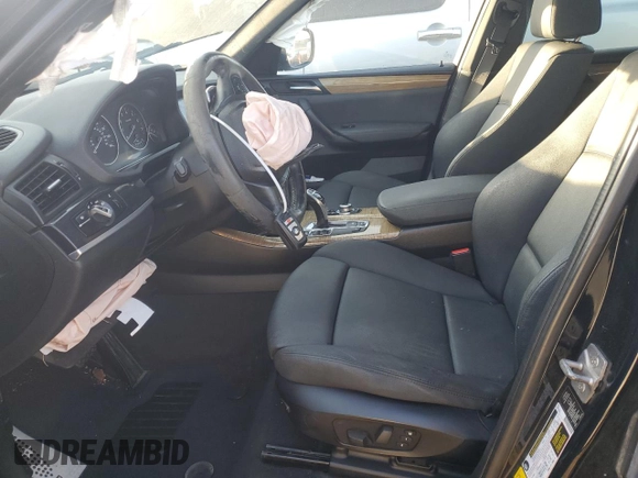 2013 BMW X3 xDrive35i with VIN 5UXWX7C50DL977275, listed as a Copart auction lot 46266915 with Not Provided miles and Salvage Title. Bid and sale history available at DreamBid. Image 7.
