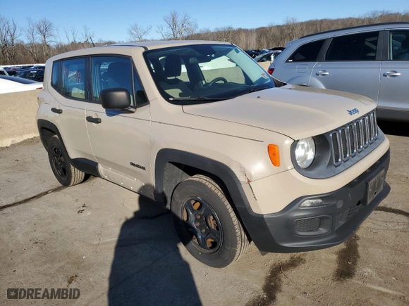 2015 Jeep Renegade Sport with VIN ZACCJBAH0FPB56346, listed as a Copart auction lot 41726944 with 165,831 mi miles. Bid and sale history available at carsss.com. Image 4.