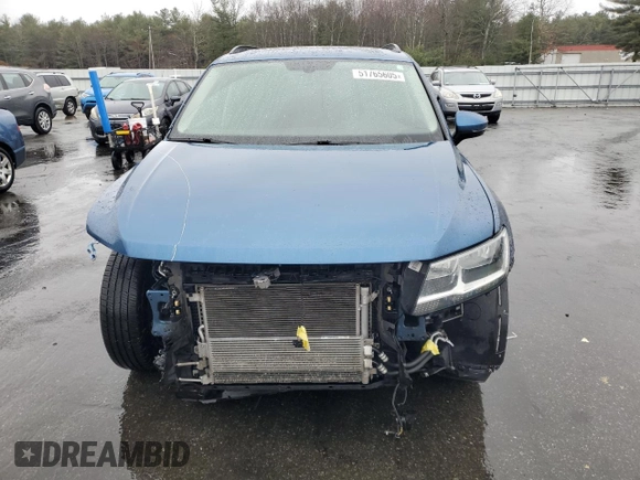 2019 Volkswagen Tiguan SE with VIN 3VV2B7AX9KM183777, listed as a Copart auction lot 51765605 with 80,492 mi miles and Salvage Title. Bid and sale history available at DreamBid. Image 5.